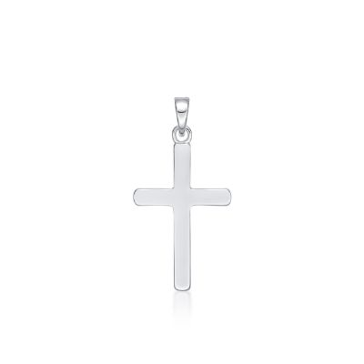 Picture of CROSS, PLAIN SILVER, PEND.