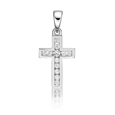 Picture of 12x CZ CHANNEL SET CROSS