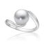 Picture of 8mm BUTTON PEARL RING