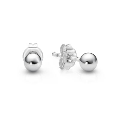 Picture of 3mm SILVER HOLLOW BALL STUDS