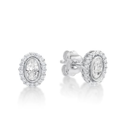Picture of STUD, BEZEL OVAL, CLAW CLUSTR