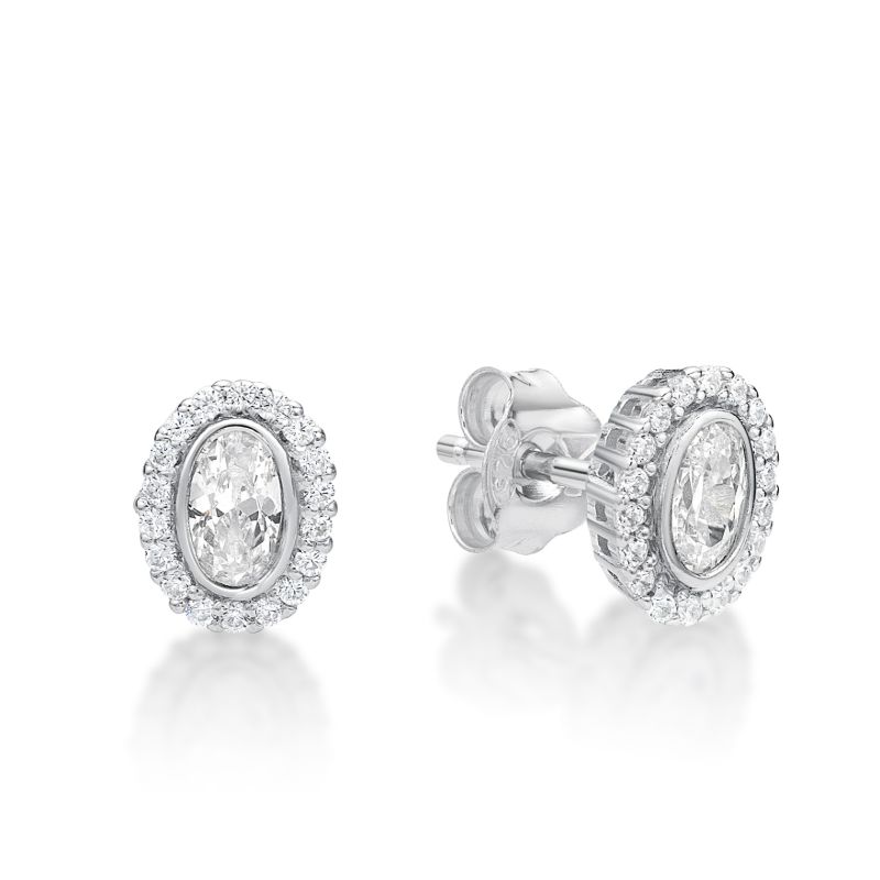 Picture of STUD, BEZEL OVAL, CLAW CLUSTR