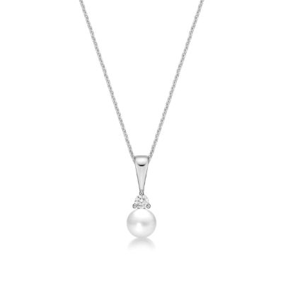 Picture of 6mm FW BUTTON & CZ with CHAIN