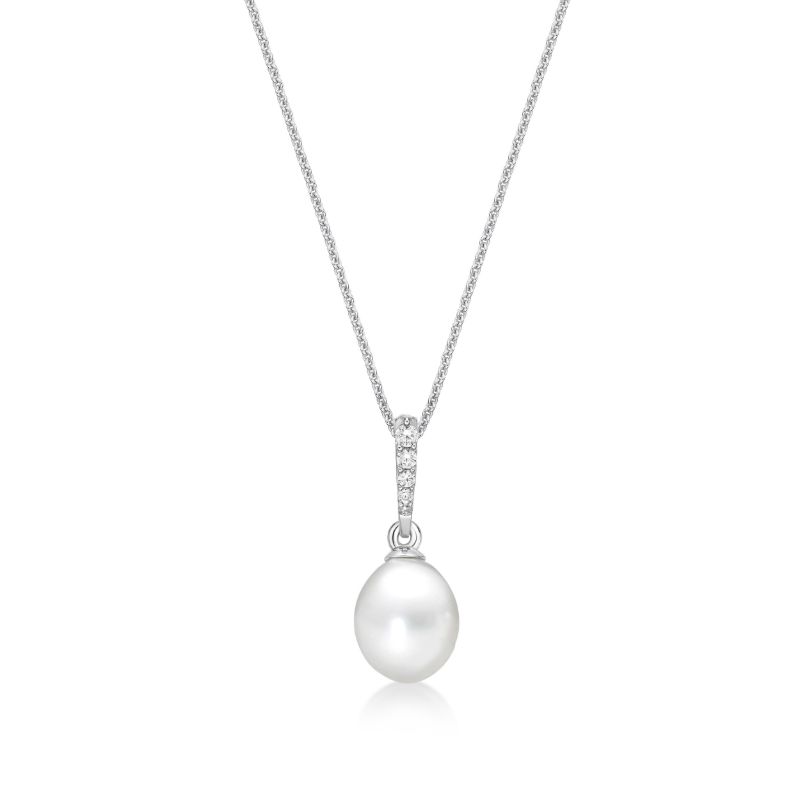 Picture of 8.5mm FWDROP,SHORT TAPR, 5x CZ with CHAIN