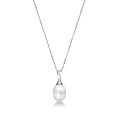 Picture of 7-8mm FW DROP, SILVER BAIL with CHAIN