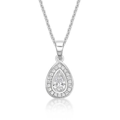 Picture of PEND, PEAR R/O CLUSTER T=6.8x8.8mm  with CHAIN