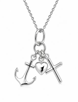 Picture of SMALL ,FAITH, HOPE & CHARITY, with CHAIN