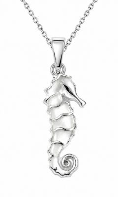 Picture of SEAHORSE PENDANT, MOP INLAY, 20mm LONG with chain