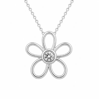 Picture of PETAL + STONE, PENDANT 12mm, with chain
