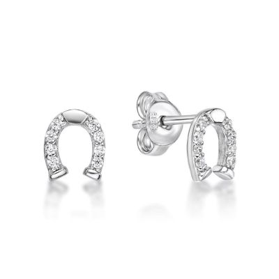 Picture of HORSE SHOE STUDS CZ