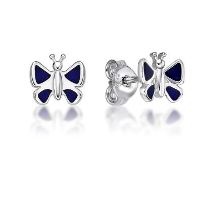 Picture of BUTTERFLY STUDS, PURPLE WINGS
