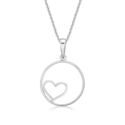 Picture of HEART IN CIRCLE PENDANT